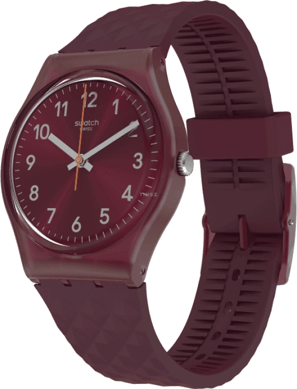 Swatch,Originals 34x39.20mm,34x39.20mm,Plastic,Red,GR184