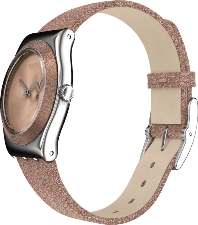 Swatch,IRONY 33x38mm,33x38mm,Coffee,Brown,YLS220