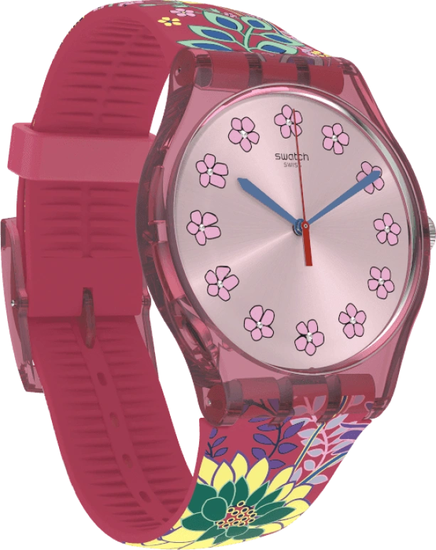 Swatch,Originals 41mm,41mm,Plastic,Pink,SUOP112