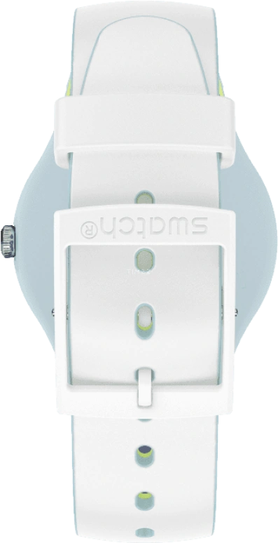 Swatch,Originals 41mm,41mm,Plastic,White,SUOS404