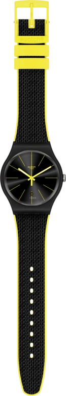 Swatch,Originals 41mm,41mm,Plastic,Black,SUOB406