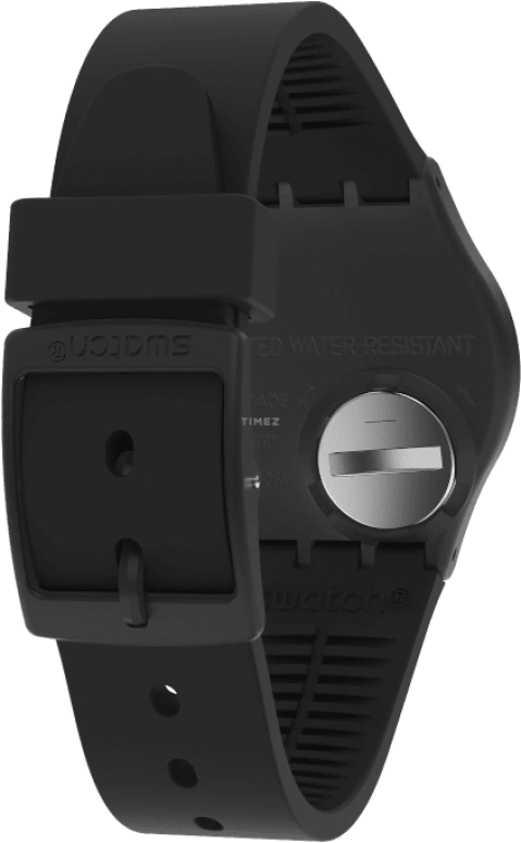 Swatch,Originals 34mm,34mm,Plastic,Black,Closed,GB330