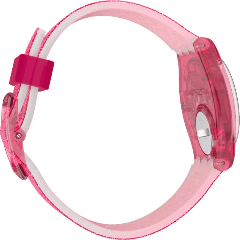 Swatch,Originals 34mm,34mm,Plastic,Pink,Sapphire,Crystal Glass,GP169