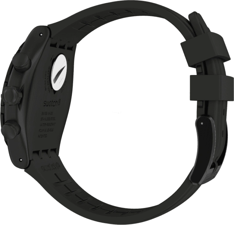Swatch,IRONY 43x49mm,43x49mm,Black,YVB409