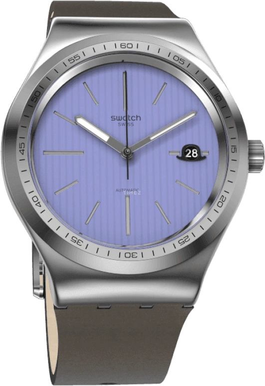 Swatch,IRONY 42mm,42mm,Blue,Open,YIZ405