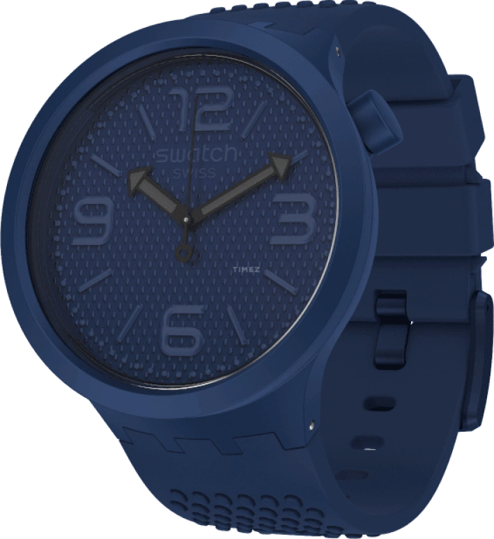 Swatch,THE BOLD 47mm,47mm,Plastic,Black,SO27N100
