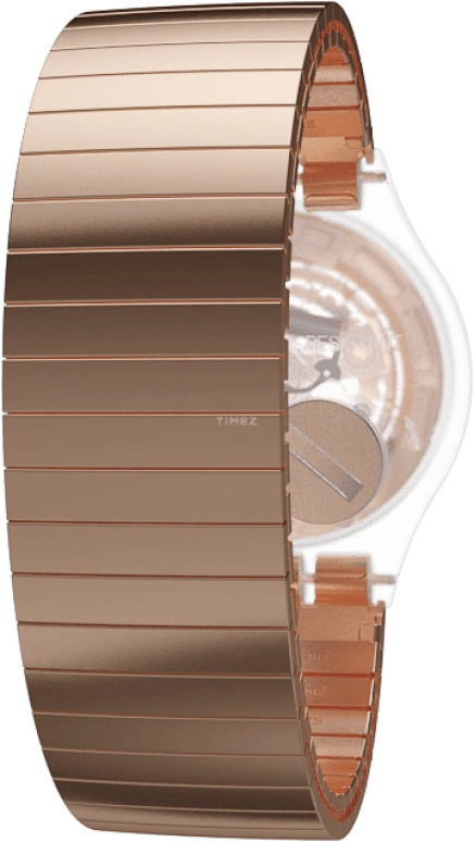 Swatch,Originals 41mm,41mm,Plastic,Gold,SUOK707