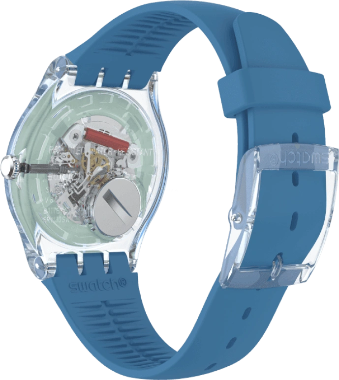 Swatch,Originals 41mm,41mm,Plastic,Blue,SUOK711