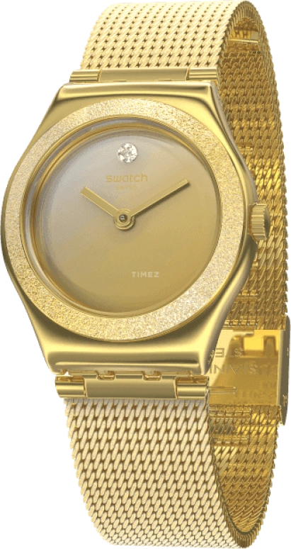 Swatch,IRONY 25x28.70mm,25x28.70mm,Gold,YSG167M