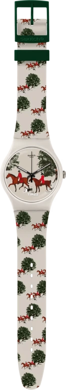 Swatch,Special Edition 41mm,41mm,Plastic,Cream,Quartz,Tonneau,SUOT103