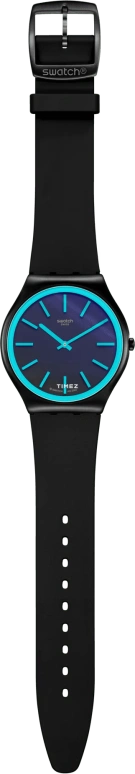 Swatch,Swatch Essentials 42mm,42mm,Stainless Steel,Black,Quartz,Sapphire,Crystal Glass,Round,SS07B111