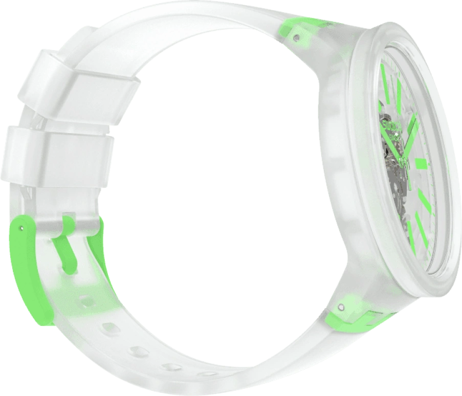 Swatch,THE BOLD 47mm,47mm,Plastic,White,SO27E104