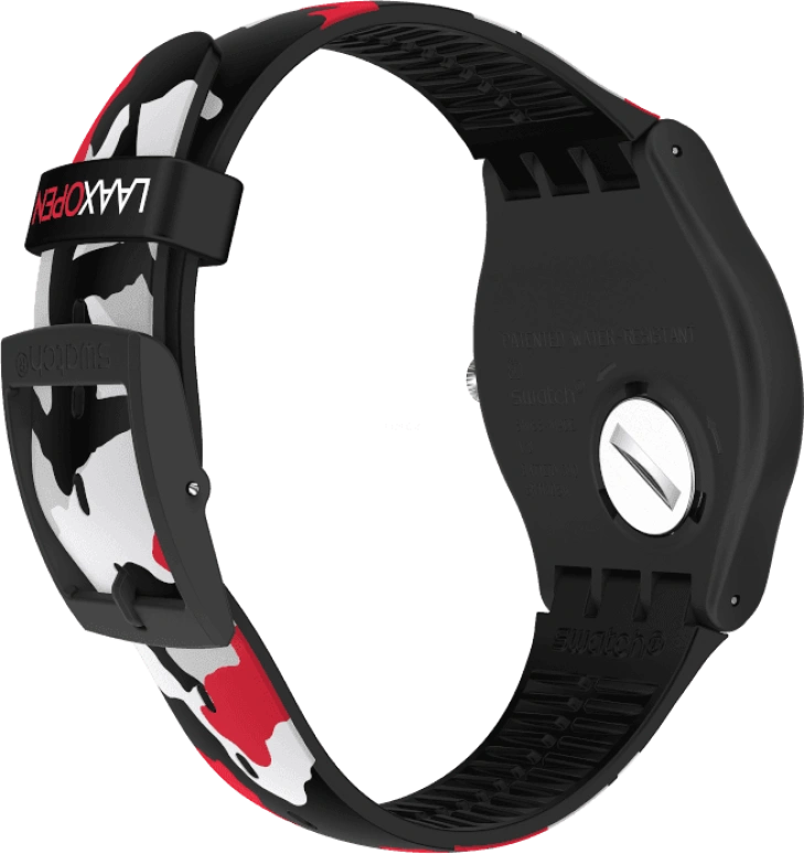 Swatch,Originals 41mm,41mm,Plastic,Black,SUOB714C