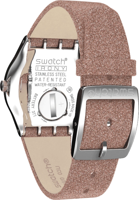 Swatch,IRONY 33x38mm,33x38mm,Coffee,Brown,YLS220