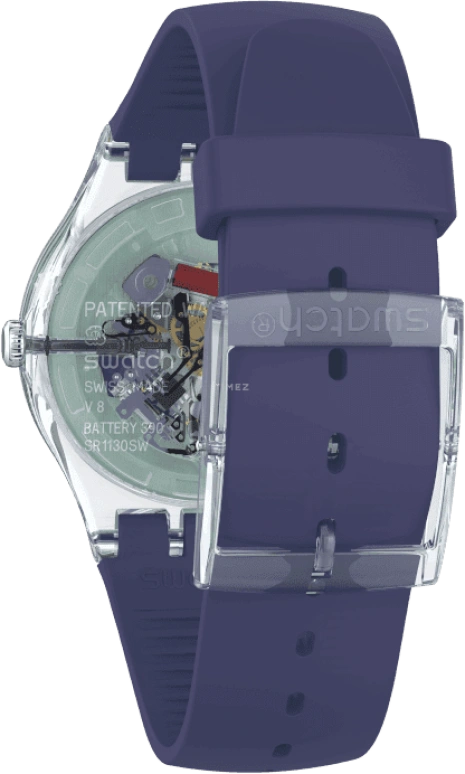Swatch,Originals 41mm,41mm,Plastic,Purple,SUOK712