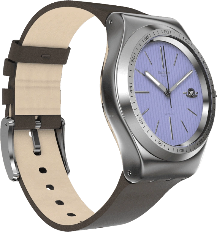 Swatch,IRONY 42mm,42mm,Blue,Open,YIZ405