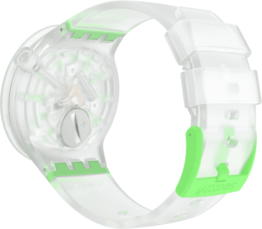 Swatch,THE BOLD 47mm,47mm,Plastic,White,SO27E104