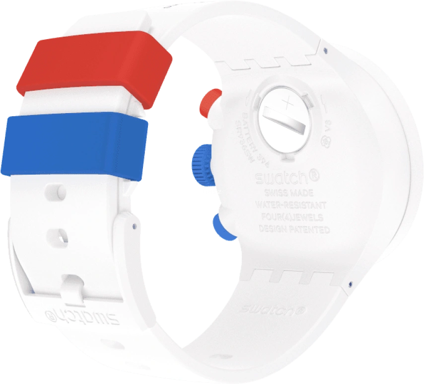 Swatch,THE BOLD 47mm,47mm,Bioceramic,Ceramic,White,Sapphire,Crystal Glass,SB04Z400