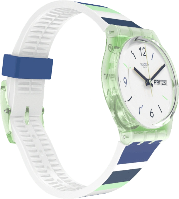 Swatch,Originals 34mm,34mm,Plastic,White,Open,GG711