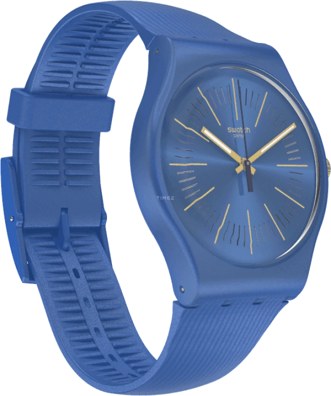 Swatch,Originals 41mm,41mm,Plastic,Blue,SUON143