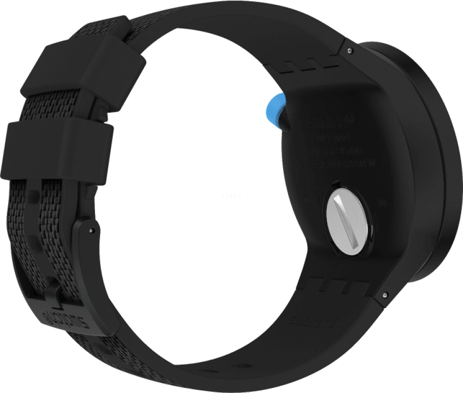 Swatch,THE BOLD 47mm,47mm,Plastic,Black,Sapphire,Crystal Glass,SO27B118