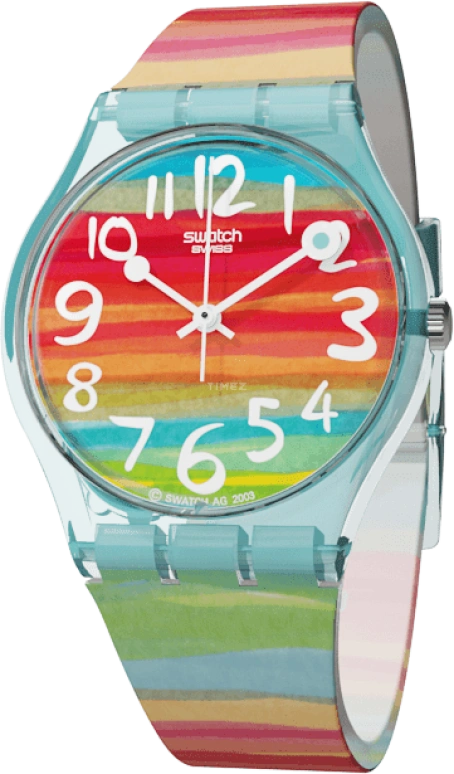 Swatch,Originals 34mm,34mm,Plastic,GS124