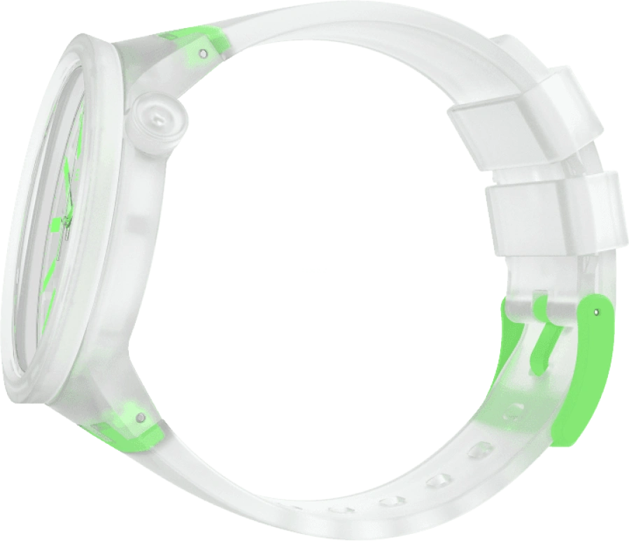 Swatch,THE BOLD 47mm,47mm,Plastic,White,SO27E104