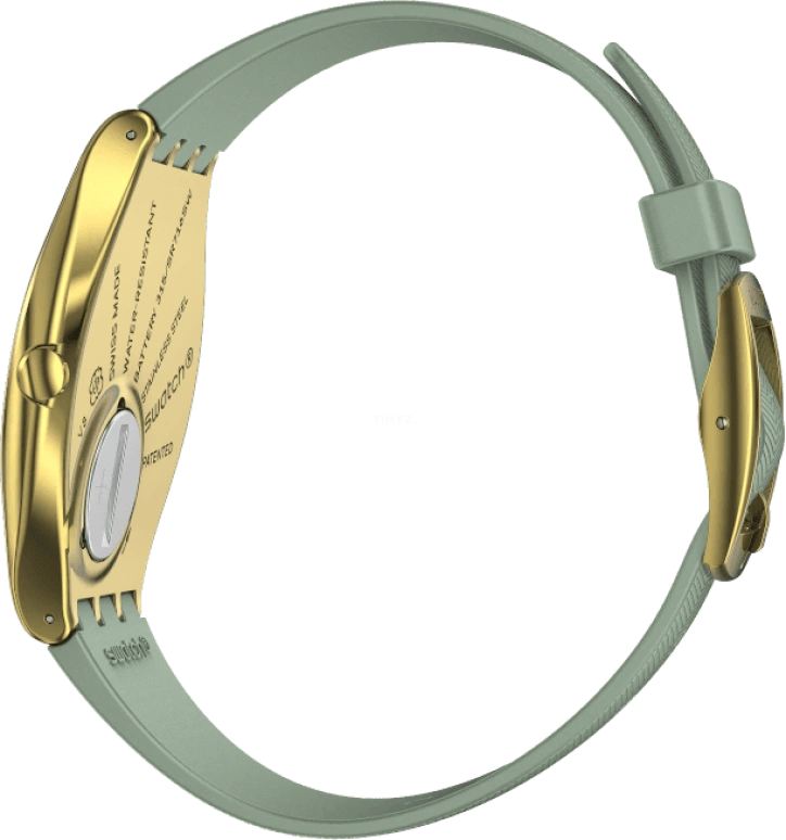 Swatch,SKIN 38mm,38mm,Gold,Closed,SYXG113