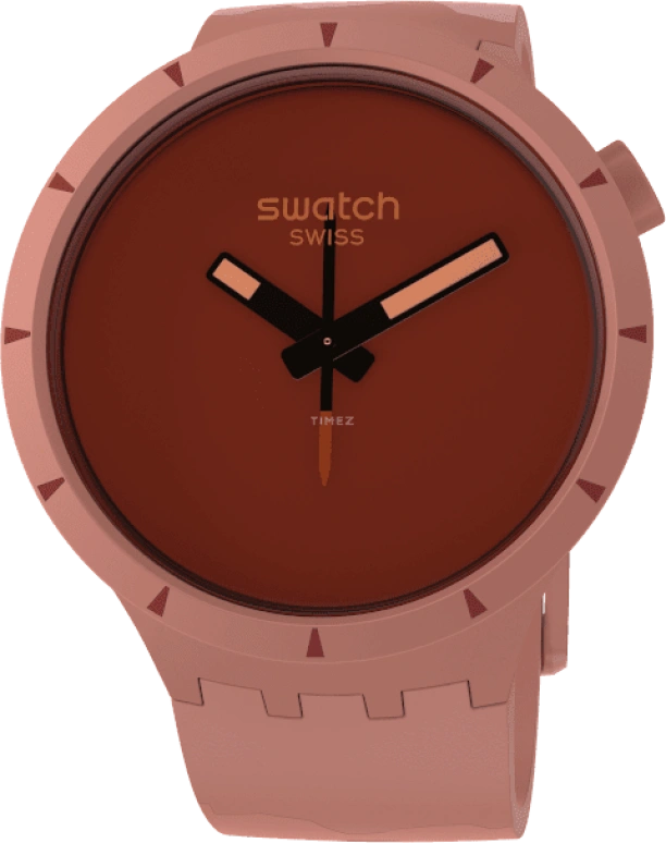 Swatch,THE BOLD 47mm,47mm,Bioceramic,Ceramic,Red,Sapphire,Crystal Glass,SB03R100