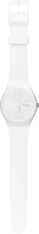 Swatch,Originals 41mm,41mm,Bio-sourced,White,Quartz,Date,Day,SO29W704,SO29W704-S14