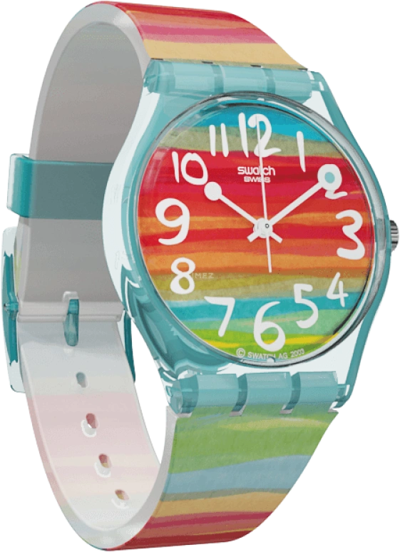 Swatch,Originals 34mm,34mm,Plastic,GS124