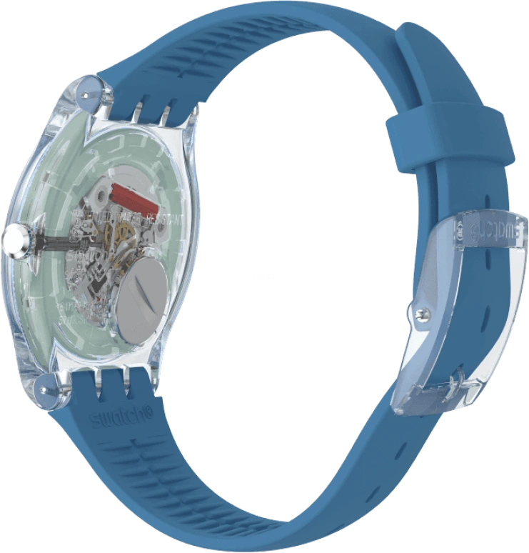 Swatch,Originals 41mm,41mm,Plastic,Blue,SUOK711