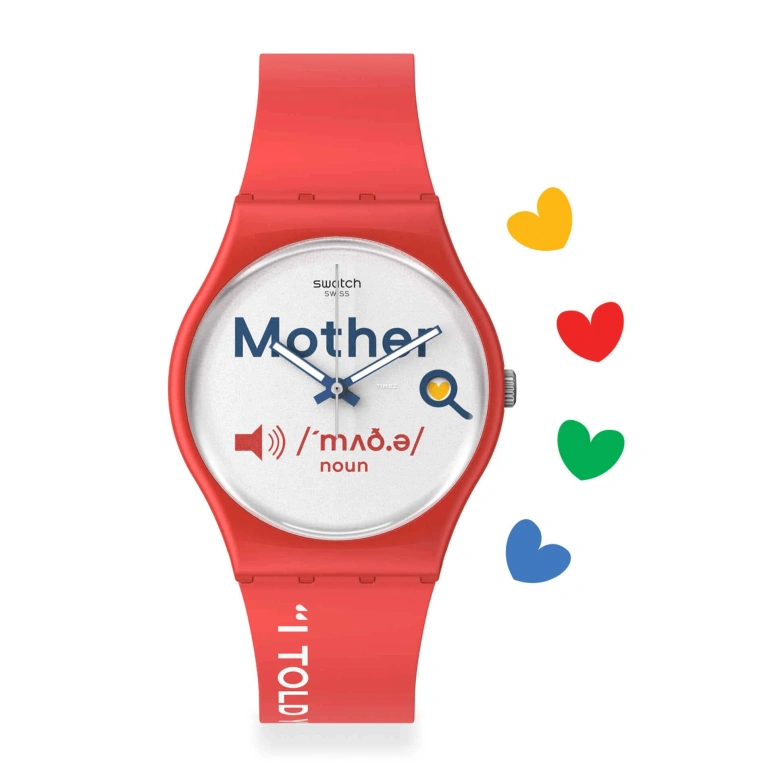 Swatch,Originals 34mm,34mm,Plastic,White,Quartz,Sapphire,Crystal Glass,Round,GZ713