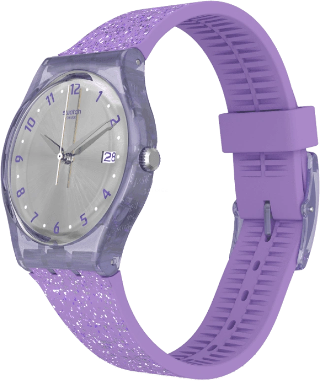 Swatch,Originals 34mm,34mm,Plastic,Silver,Open,GV400