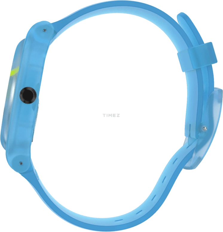 Swatch,Originals 41mm,41mm,Plastic,Transparent,Blue,Quartz,Tonneau,Blue,SUOS112