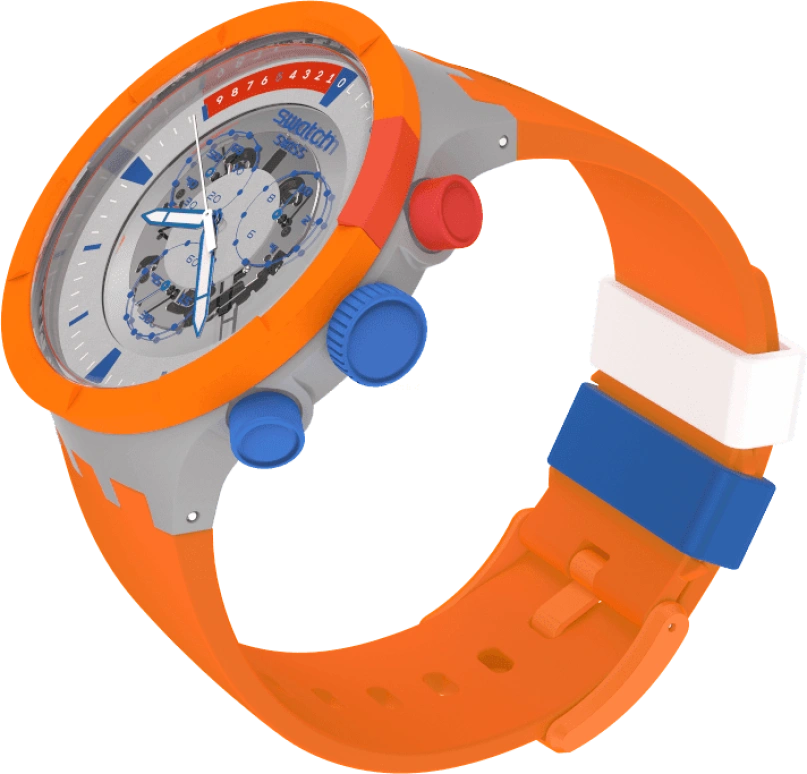 Swatch,THE BOLD 47mm,47mm,Bioceramic,Ceramic,Sapphire,Crystal Glass,SB04Z401