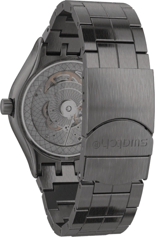 Swatch,IRONY 42mm,42mm,Stainless Steel,Open,YIM400G
