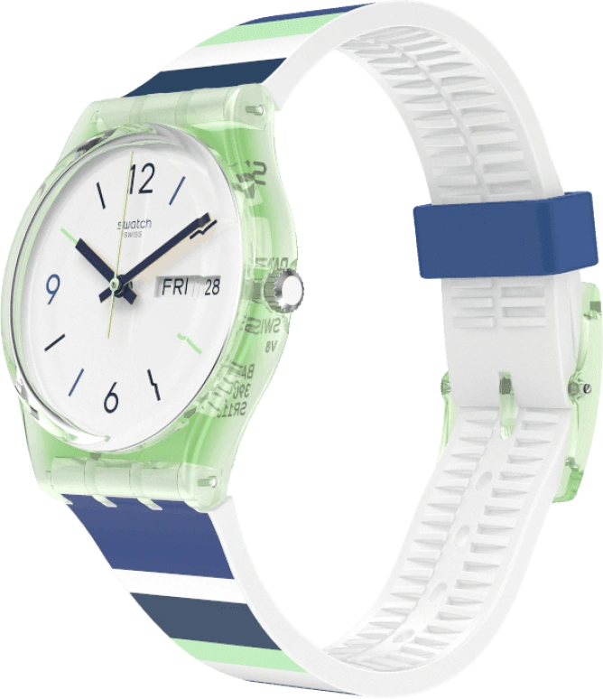 Swatch,Originals 34mm,34mm,Plastic,White,Open,GG711