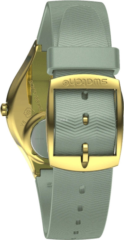 Swatch,SKIN 38mm,38mm,Gold,Closed,SYXG113