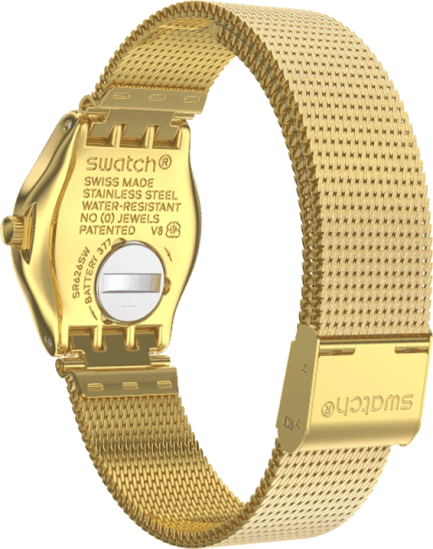 Swatch,IRONY 25x28.70mm,25x28.70mm,Gold,YSG167M