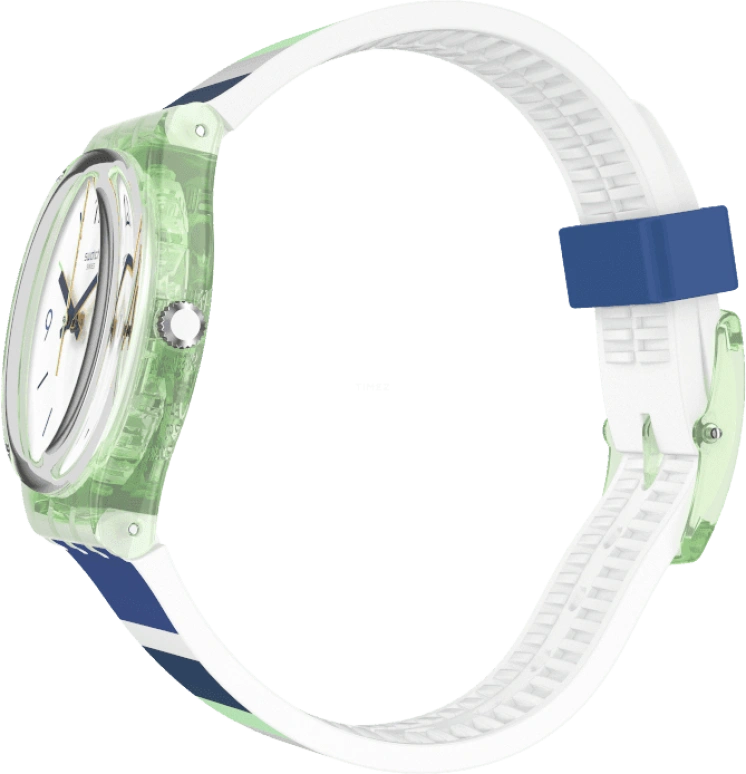 Swatch,Originals 34mm,34mm,Plastic,White,Open,GG711