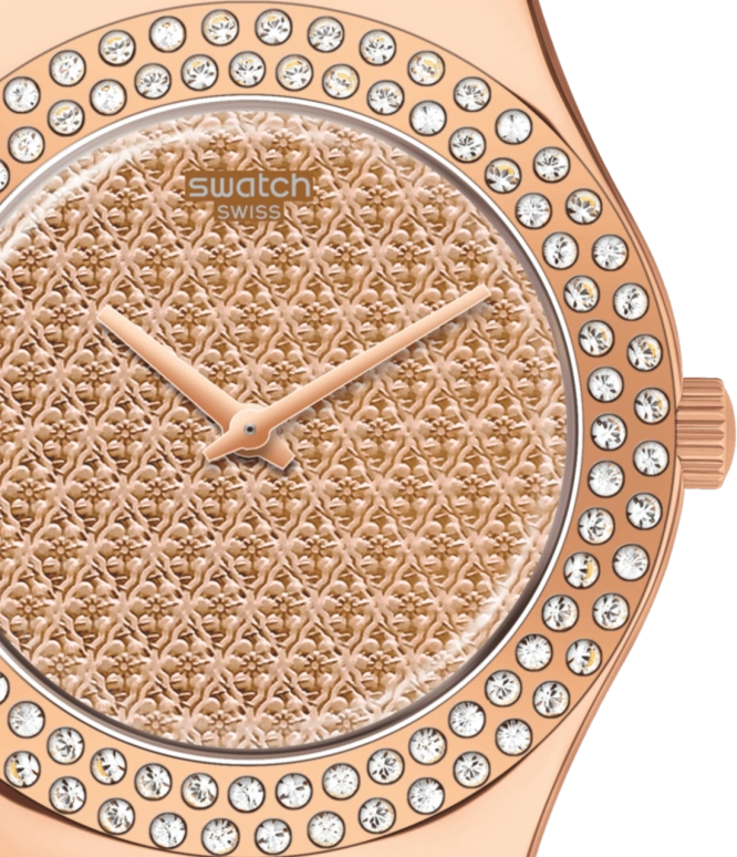 Swatch,IRONY 33x38mm,33x38mm,Pink,YLG140