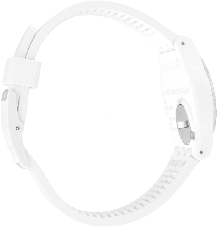Swatch,Originals 39.20mm,39.20mm,Plastic,White,Sapphire,Crystal Glass,GW716