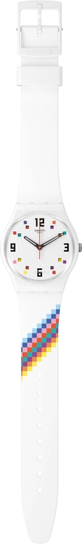 Swatch,Other 34mm,34mm,Bio-sourced,White,Quartz,Sapphire,Round,SO28W700
