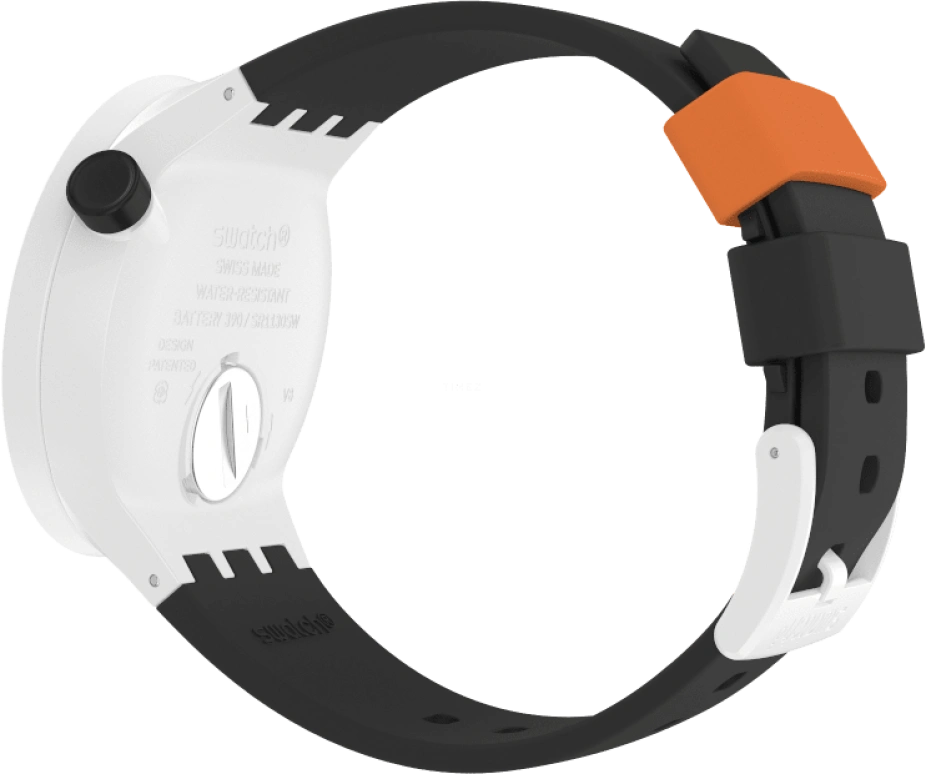 Swatch,THE BOLD 47mm,47mm,Bioceramic,Ceramic,Orange,SB03M104