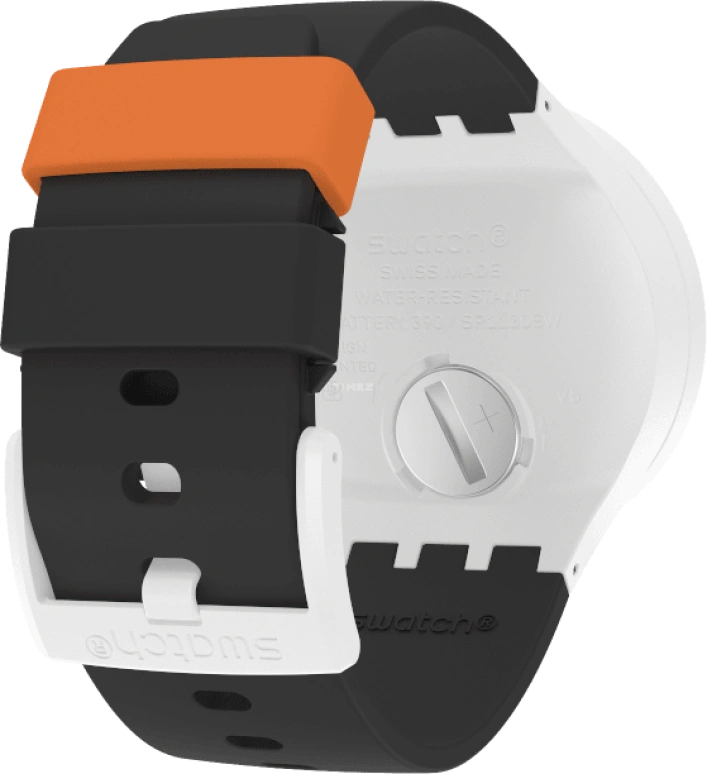 Swatch,THE BOLD 47mm,47mm,Bioceramic,Ceramic,Orange,SB03M104