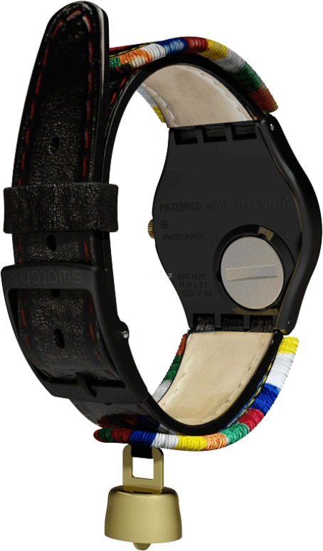 Swatch,Originals 34mm,34mm,Plastic,Black,GB285