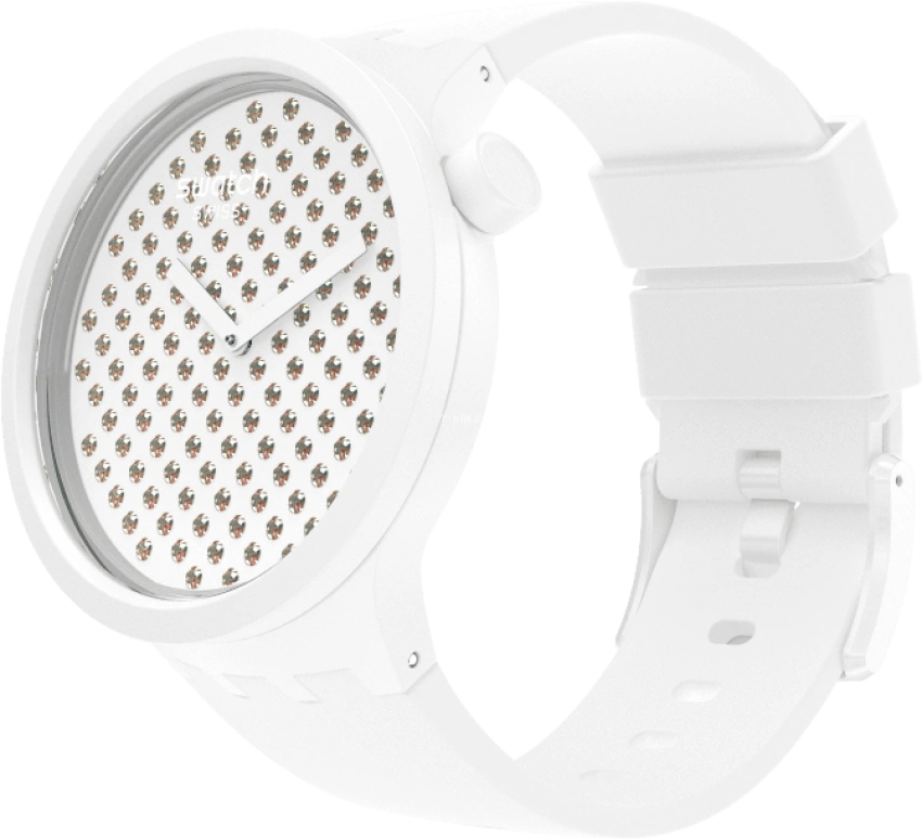 Swatch,THE BOLD 47mm,47mm,Plastic,White,SO27Z106