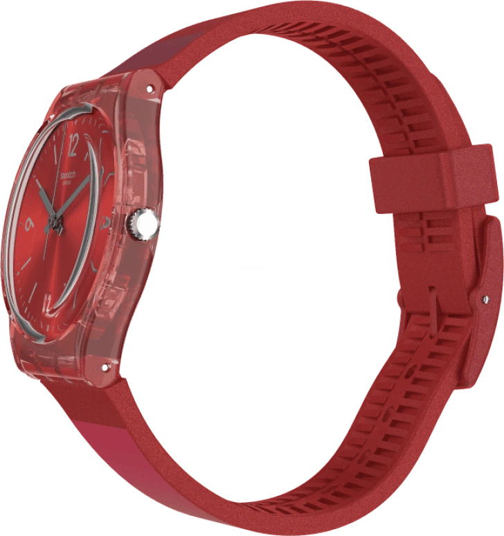 Swatch,Originals 34x39.20mm,34x39.20mm,Plastic,Red,GR406