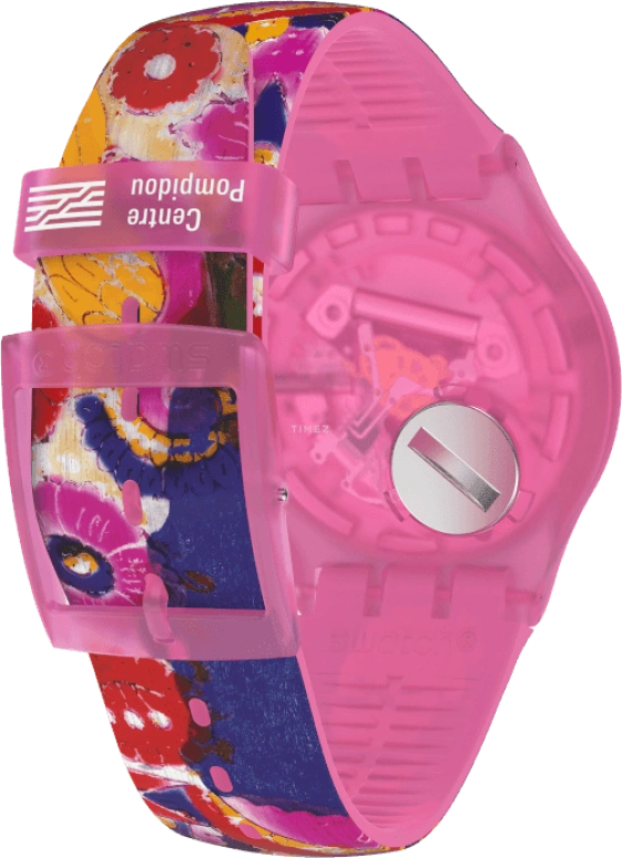 Swatch,Originals 41mm,41mm,Plastic,Multi-Color,Quartz,Sapphire,Crystal Glass,Round,SUOZ341